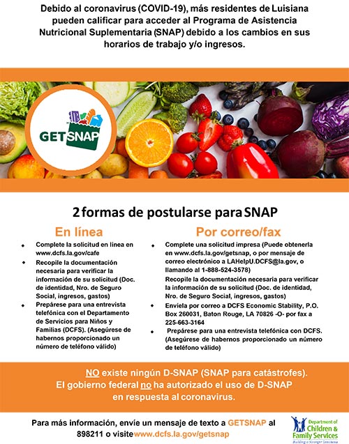 Get SNAP flyer