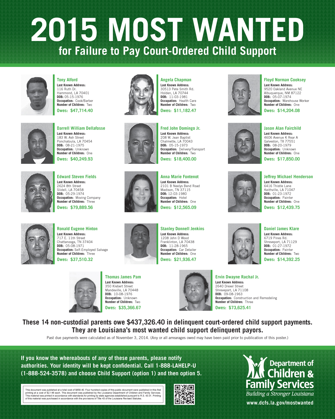 Deadbeat dad child support discount